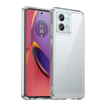 Custodia Ibrida Anti-Shock per Motorola Moto G84 - Trasparente