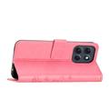 Custodia a portafoglio per Motorola Moto G86 serie Butterfly - Rosa