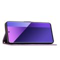 Custodia a portafoglio per Motorola Moto G86 serie Butterfly - Viola Chiaro