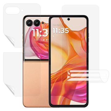 Set di protezione per Motorola Razr 60 Ultra a copertura totale - Trasparente