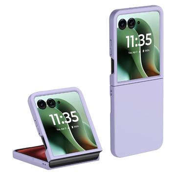Custodia in Plastica Gommata per Motorola Razr 60 Ultra - Viola