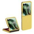 Custodia in Plastica Gommata per Motorola Razr 60 Ultra - Gialla