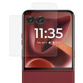 Protezione dello schermo in vetro temperato per Motorola Razr 70 Ultra - 9H - Case Friendly - Trasparente