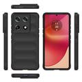 Cover in TPU Rugged per Motorola Signature - Nera