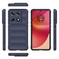 Cover in TPU Rugged per Motorola Signature - Blu Scuro