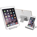 Supporto in Alluminio da Tavolo Multi Angolo per Smartphone/Tablet - 4"-10"