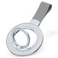 Porta anelli magnetico multifunzionale con cinturino - Bianco