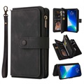 Custodia a Portafoglio per Samsung Galaxy A10 - Serie Glam - Albero in Fiore
