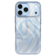 Custodia ibrida Scintillio magnetico Mutural per iPhone 18 Pro/17 Pro - Blu