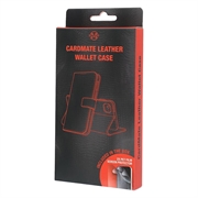 Custodia a portafoglio in pelle MyTPhone CardMate per Samsung Galaxy S26 - Marrone scuro