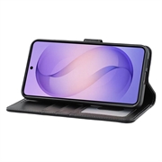 Custodia a portafoglio in pelle MyTPhone CardMate per Samsung Galaxy S26+ - Nera