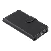 Custodia a portafoglio in pelle MyTPhone CardMate per Samsung Galaxy S26+ - Nera