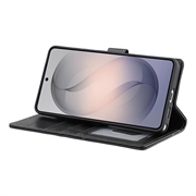 Custodia a portafoglio in pelle MyTPhone CardMate per Samsung Galaxy S26 Ultra - Nera