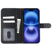 Custodia a portafoglio in pelle MyTPhone CardMate per iPhone 17e