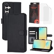 Custodia a portafoglio in pelle MyTPhone CardMate per Samsung Galaxy S24 FE - Nero