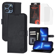 Custodia a portafoglio in pelle MyTPhone CardMate per iPhone 13 Pro