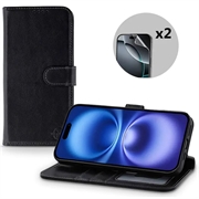 Custodia a portafoglio in pelle MyTPhone CardMate per iPhone 17