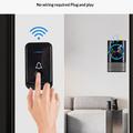 Campanello wireless impermeabile N189 - Spina UE, portata 200m, 52 melodie - Nero