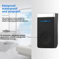 N193 Campanello wireless autoalimentato - 433MHz - Nero
