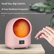 Termoventilatore da tavolo N4 da 400W con controllo intelligente della temperatura - Rosa