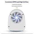 Riscaldatore da tavolo N4 da 400W con controllo intelligente della temperatura - Bianco
