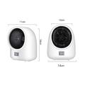 Riscaldatore da tavolo N4 da 400W con controllo intelligente della temperatura - Bianco