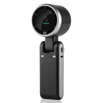 N607 Ventilatore portatile turbo pieghevole con cinghia - Nero