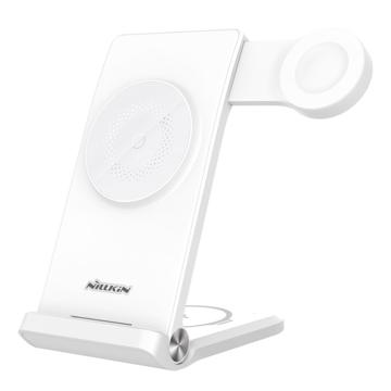 Caricabatterie Wireless Nillkin Powertrio 3-in-1 MagSafe con Caricabatterie per Smartwatch Samsung
