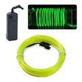 Stringa LED al neon di 3 metri - Verde fluorescente