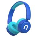 Niceboy Hive Kiddie - Cuffie wireless on-ear con limitatore di rumore - Blu