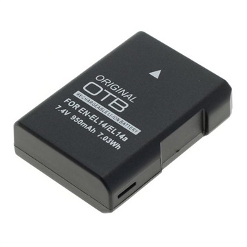 Nikon EN-EL14 Batteria - Df, D3300, D5300, D5500 - 950mAh