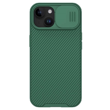 Custodia Ibrida Nillkin CamShield Pro per iPhone 15 - Verde
