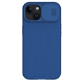 Custodia Ibrida Nillkin CamShield Pro per iPhone 15 Plus - Blu