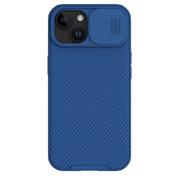Custodia Ibrida Nillkin CamShield Pro per iPhone 15 Plus - Blu