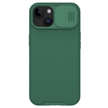 Custodia Ibrida Nillkin CamShield Pro per iPhone 15 Plus - Verde