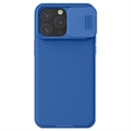 Custodia Ibrida Nillkin CamShield Pro per iPhone 15 Pro Max - Blu