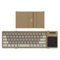 Nillkin Cube Pocket Tastiera Bluetooth pieghevole con touchpad - Khaki