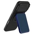 Portacarte Nillkin FiberMate in aramide con MagSafe e protezione RFID - Blu