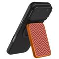 Portacarte Nillkin FiberMate in aramide con MagSafe e protezione RFID - Arancione