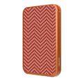 Portacarte Nillkin FiberMate in aramide con MagSafe e protezione RFID - Arancione