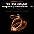 Supporto ad anello magnetico Nillkin FiberSnap - Arancione