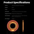 Supporto ad anello magnetico Nillkin FiberSnap - Arancione