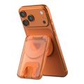 Supporto magnetico con portafoglio Nillkin IceMate - Senza BPA, compatibile con NFC - Arancione