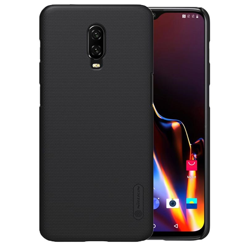 Cover Nillkin Super Frosted per OnePlus 6T - Nera Cover Nillkin Super Frosted per OnePlus 6T - Nera