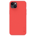 Custodia Ibrida Nillkin Super Frosted Shield Pro per iPhone 15 Plus - Rossa