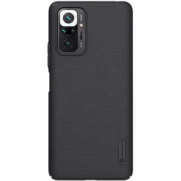 Custodia Nillkin Super Frosted Shield per Xiaomi Redmi Note 10 Pro/10 Pro Max - Nera