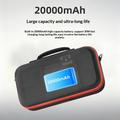 Custodia da trasporto con power bank per Nintendo Switch 2 - 20000mAh/30W - Nera