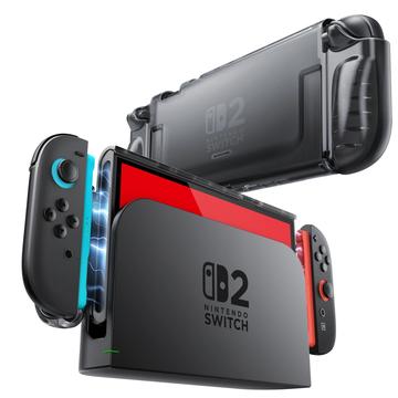 Custodia cristallo Nintendo Switch 2 Supcase - Nero Ghiaccio