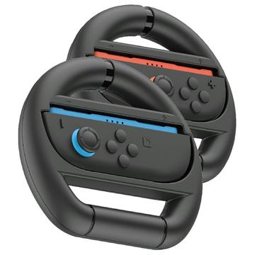 Nintendo Switch 2 iPega PG-SW2054 Impugnatura per volante da corsa Joy-Con - 2 pezzi. - Nero