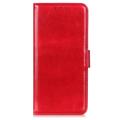 Custodia a Portafoglio per Nokia X30 con Chiusura Magnetica - Rosso